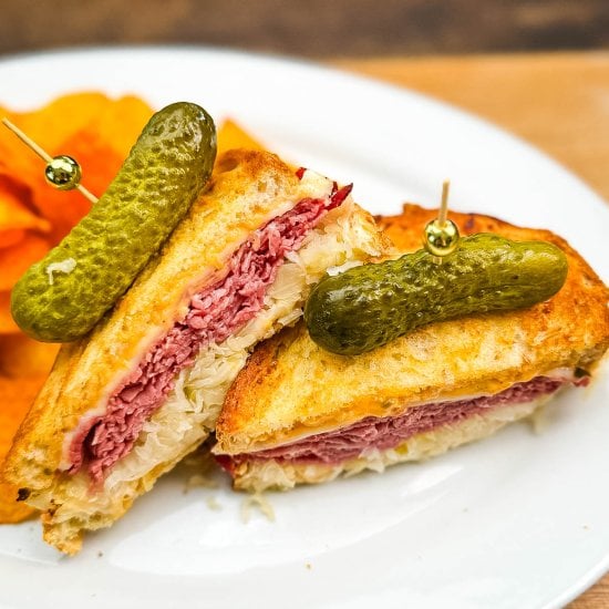 Air Fryer Reuben Sandwich
