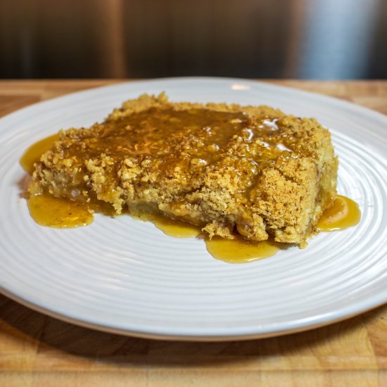 Toffee Apple & Almond Crumble Delight