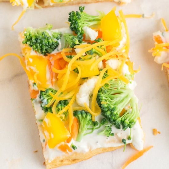 Crescent Roll Veggie Pizza