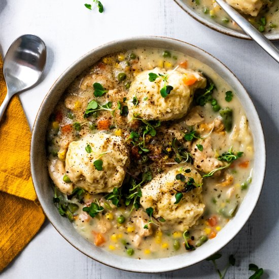 Vegan Chicken and Dumplings