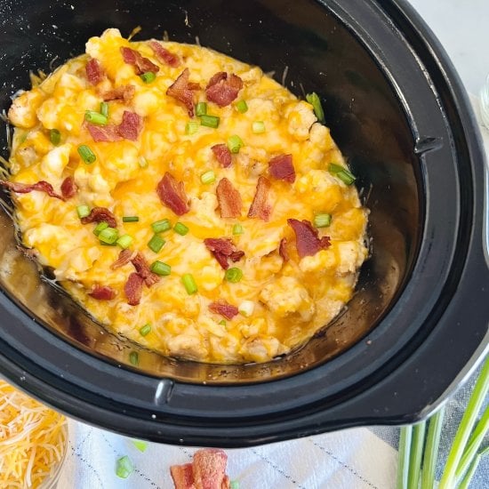 Slow Cooker Chicken & Cauliflower