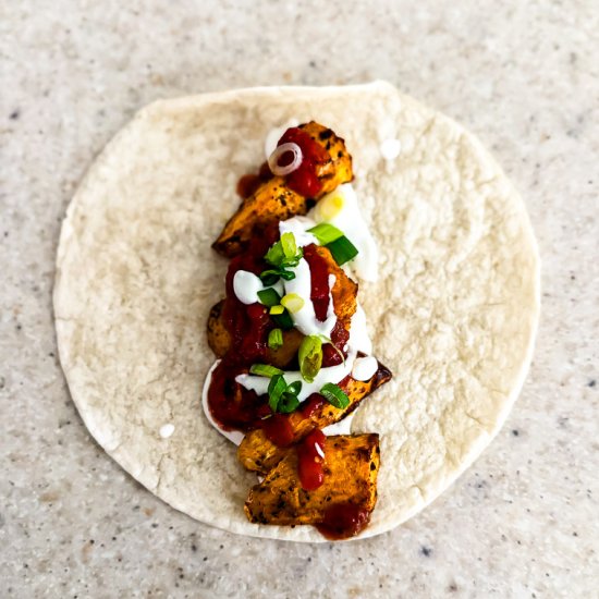Spicy Veggie Soft Tacos