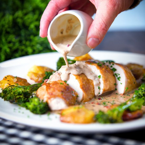 Chicken Breast in Peppercorn Sauce