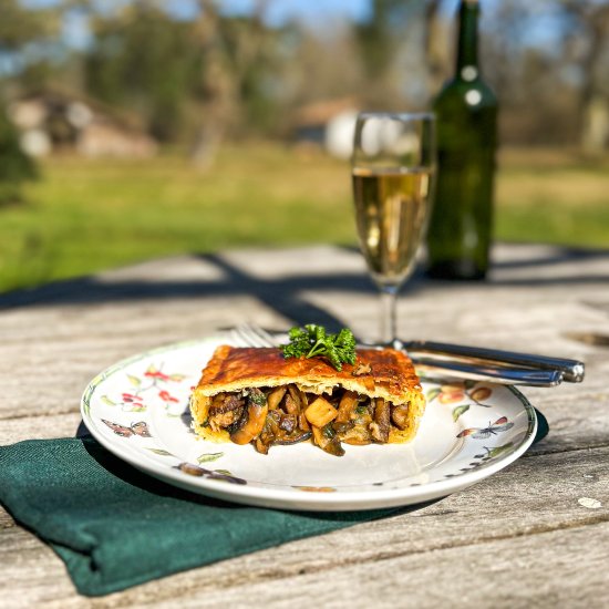 Méli-mélo mushroom pie