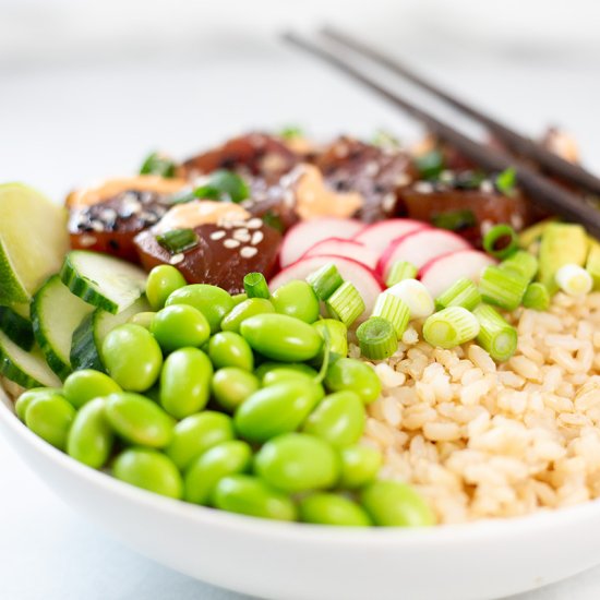 Spicy Tuna Poke Bowl