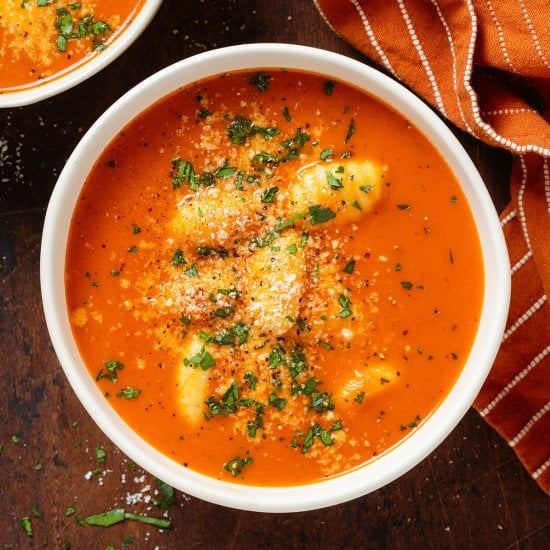 Tomato Gnocchi Soup