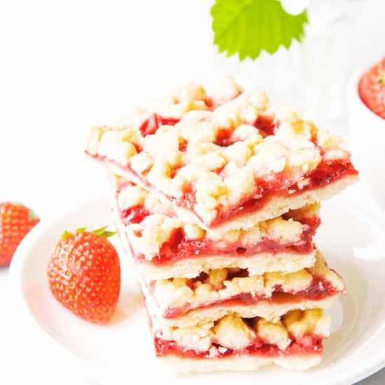 Strawberry Shortcake Bars