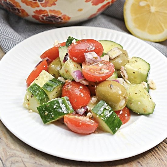 Keto Greek Cucumber Salad