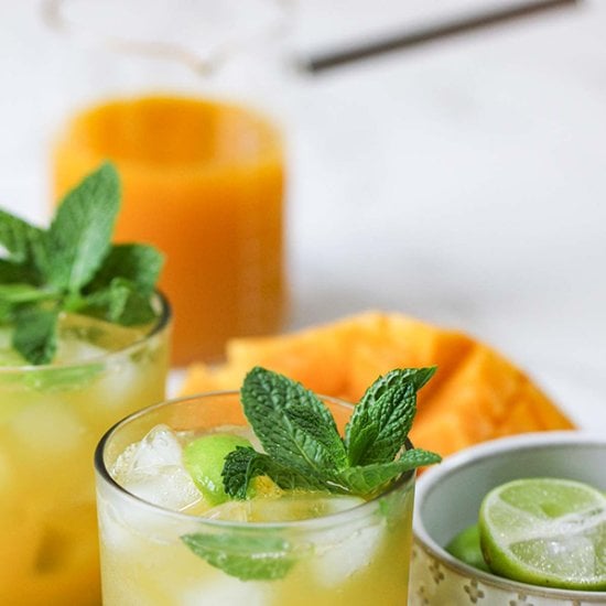 Mango Mocktail (With Mint and Lime)