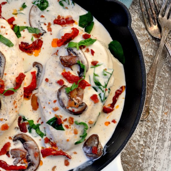 Tomato Basil Chicken