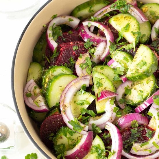 Cucumber Beet Salad