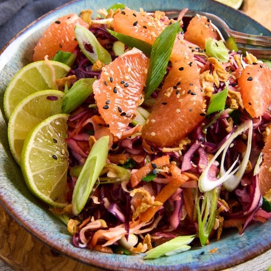 Asian Grapefruit Slaw