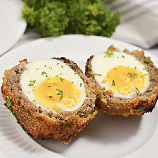 Keto Air Fryer Scotch Eggs