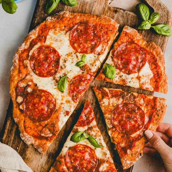 High-Protein Cottage Cheese Pizza Crust