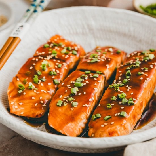 Air Fryer Teriyaki Salmon