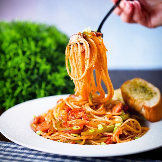 Japanese Spaghetti Napolitan