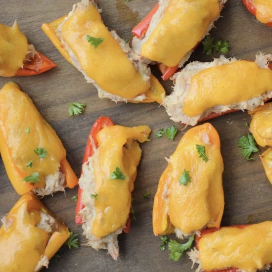 Keto Tuna Melt Poppers Recipe