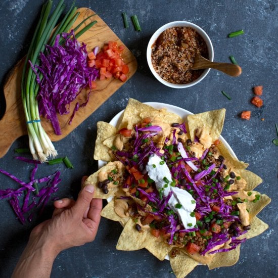 Quinoa Nachos Supreme