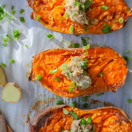 Sweet Potatoes with Miso Butter
