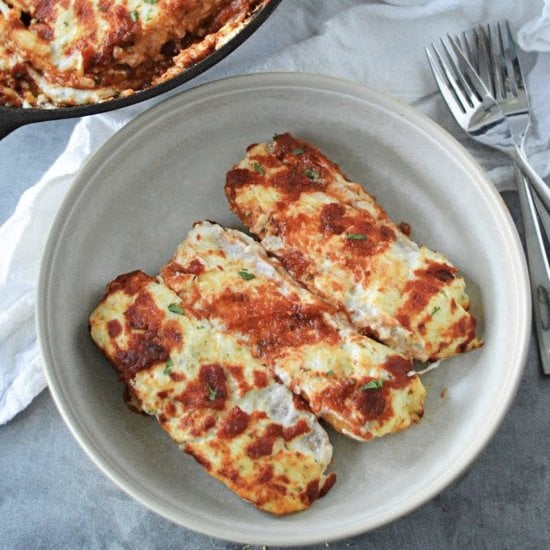 Keto Lasagna Stuffed Sausage