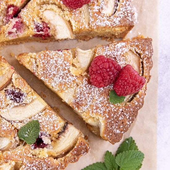 Nectarine Frangipane Tart
