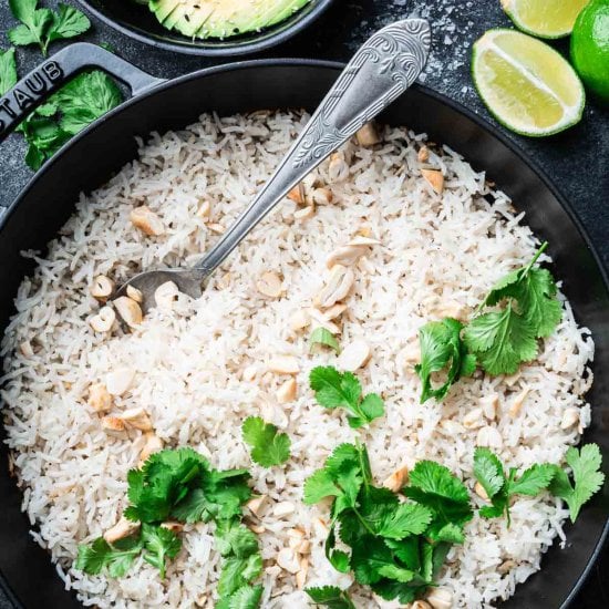 Coconut Basmati Rice (Oven Baked)