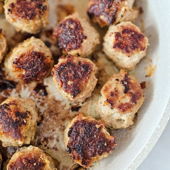 Balsamic Chicken Meatballs