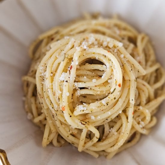 Ten Minute Herb Pasta