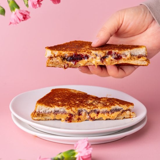 Pan Fried Peanut Butter and Jelly