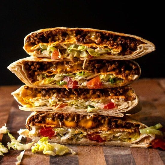 Homemade Crunchwrap Supreme