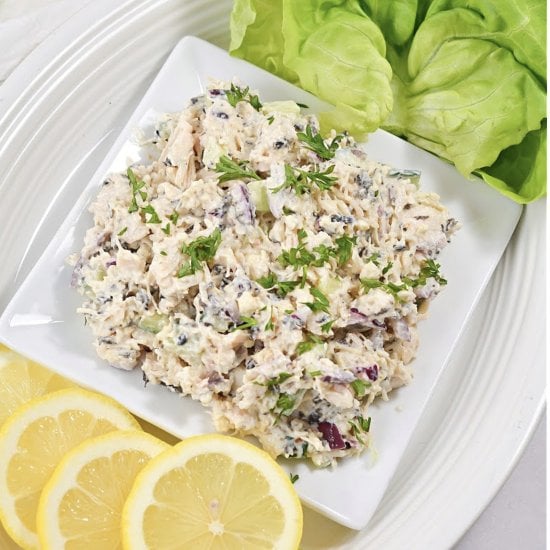 Keto Mediterranean Chicken Salad