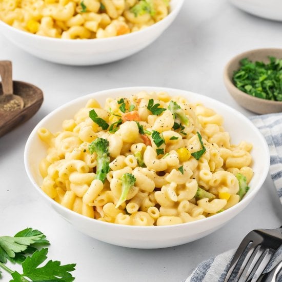 Instant Pot Mac & Cheese & Veggies