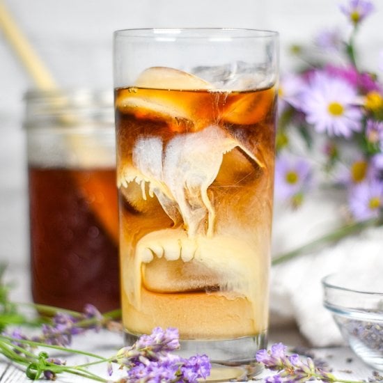 Lavender Iced Coffee