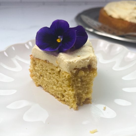 Mango Cake with Mango Mascarpone Whipped Cream