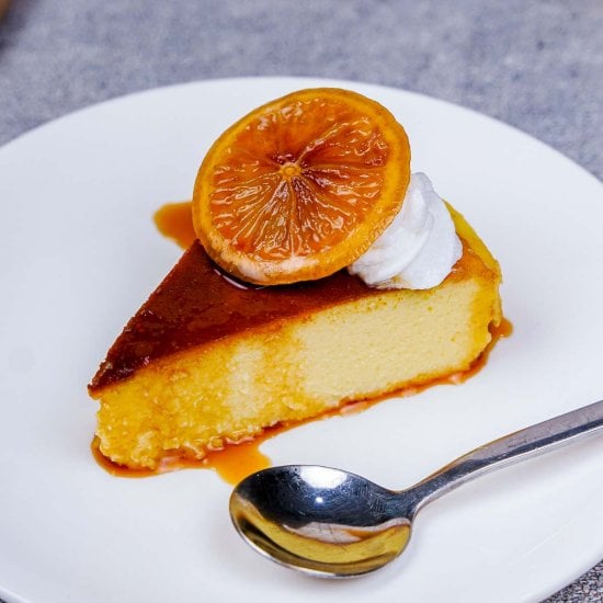 Lemon Basque Cheesecake