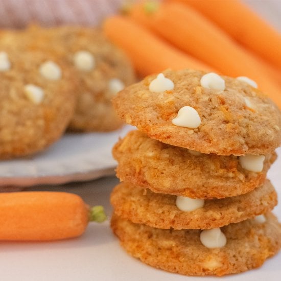 Fluffy & Sweet Carrot Cake Cookies