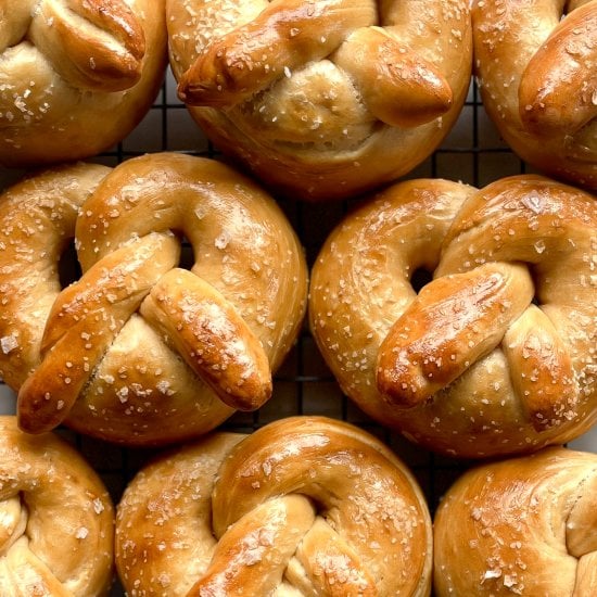 Sourdough Discard Pretzels