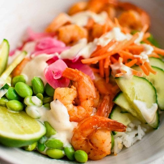 Shrimp Rice Bowls
