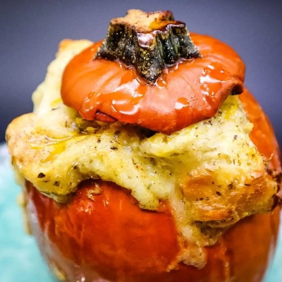 Baked Stuffed Sugar Pumpkin