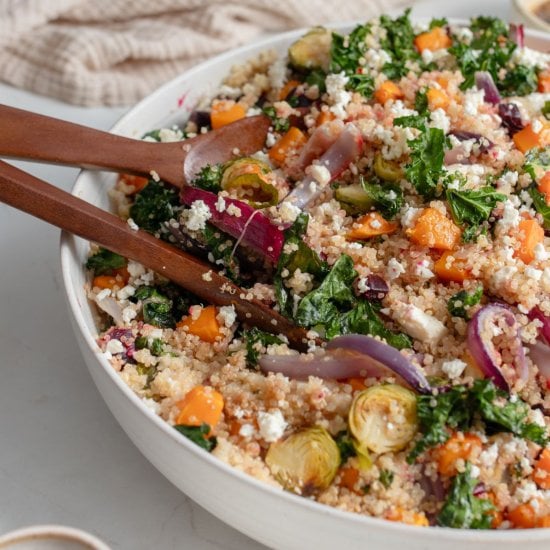 Roasted Veggie Quinoa Salad