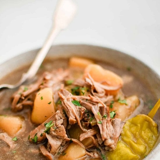 Mississippi Roast Soup