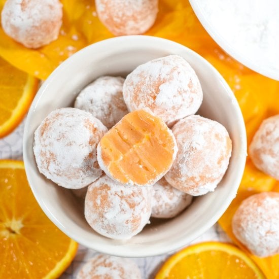 Orange Creamsicle Truffles