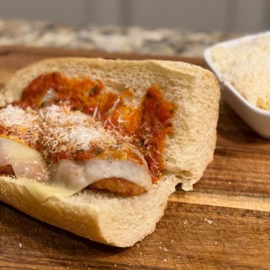 Easy Chicken Parmesan Sandwich