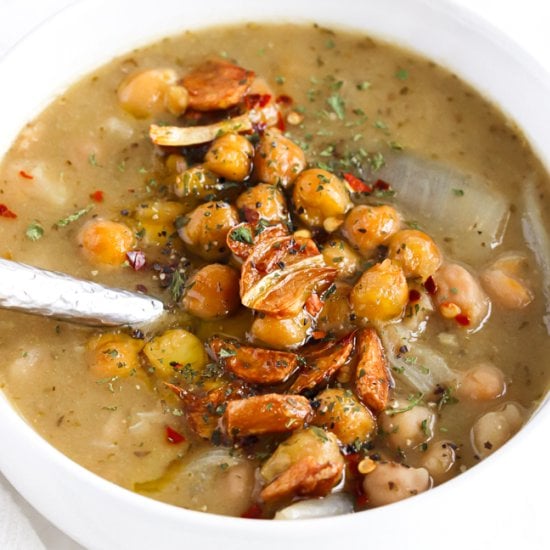 Chickpea Oregano Soup