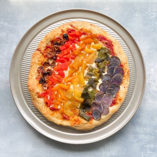 Rainbow Pizza