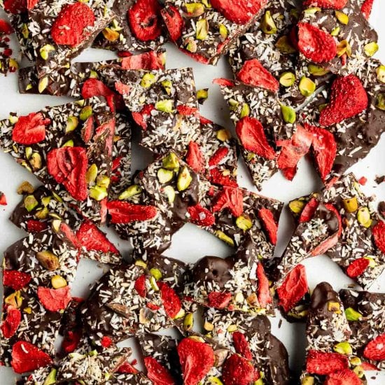 Strawberry Chocolate Bark