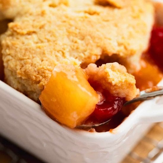 Pineapple Upside Down Cobbler