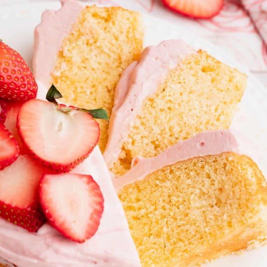 Perfect Small Vanilla Cake