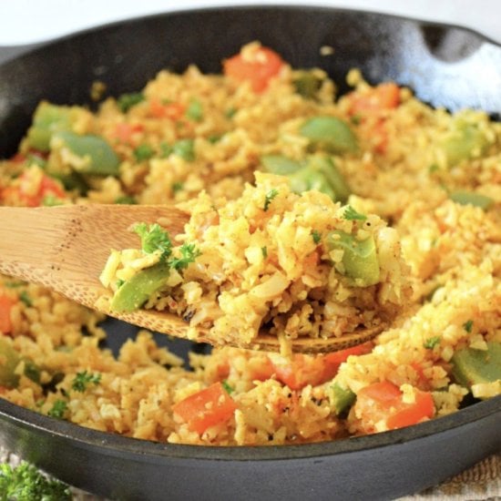 Keto Curry Cauliflower Rice