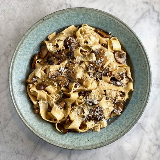 Mushroom Pappardelle